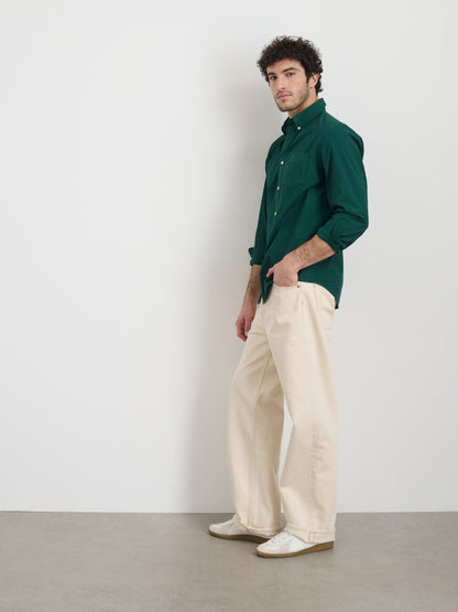 Alex Mill Mill Shirt in Cotton Poplin Dark Cypress