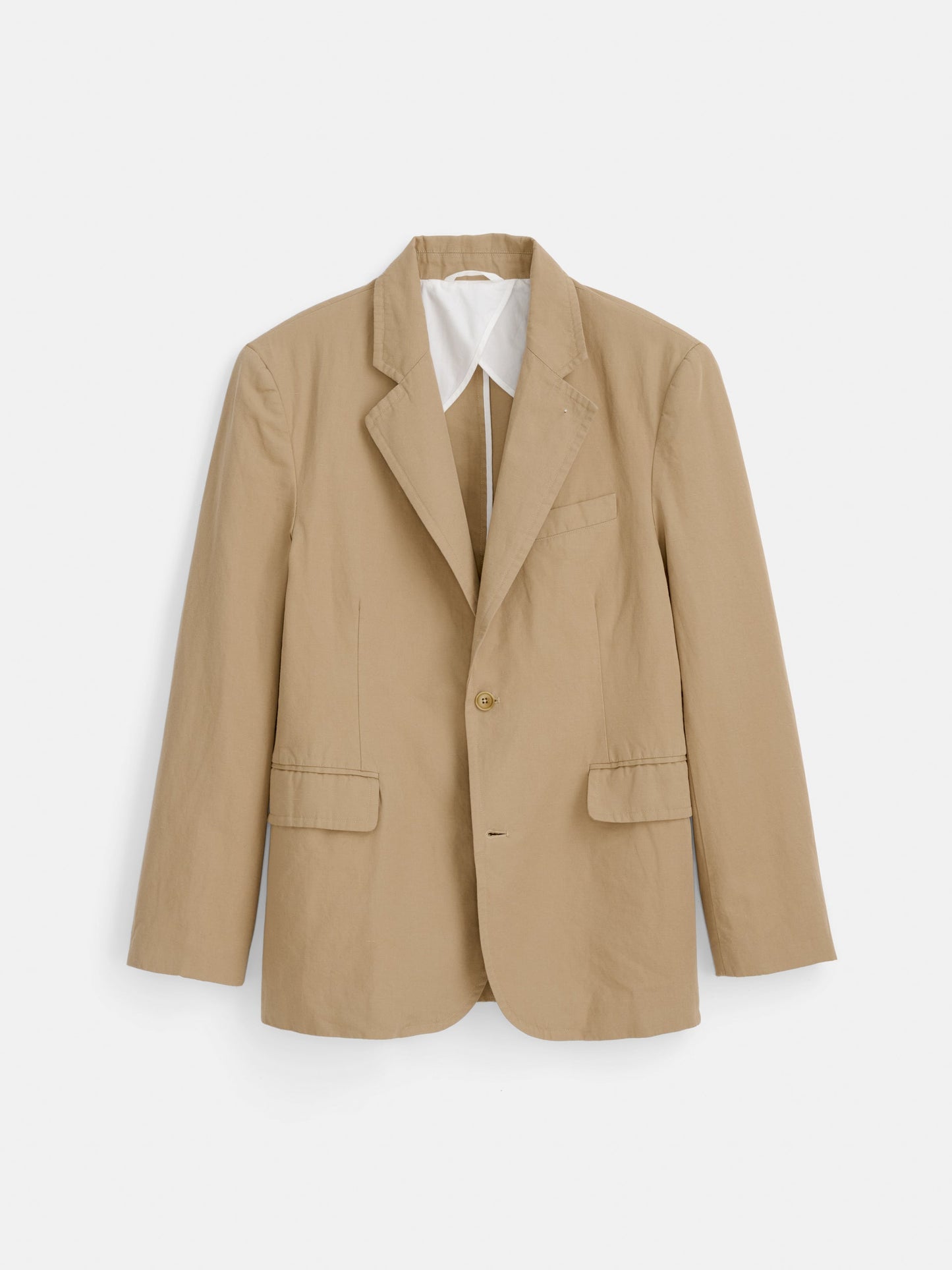 Alex Mill Cooper Blazer in Cotton Linen Khaki