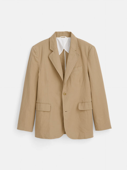 Alex Mill Cooper Blazer in Cotton Linen Khaki