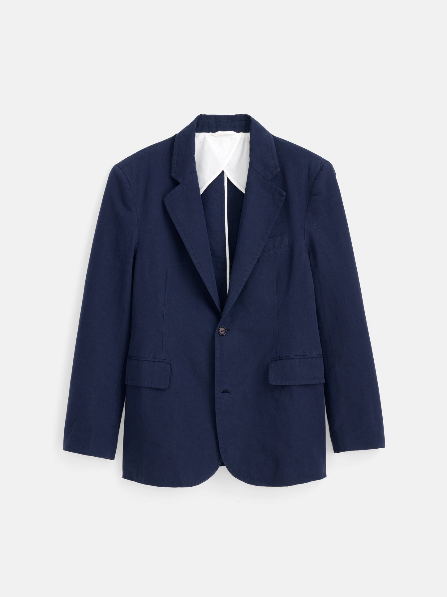 Alex Mill Cooper Blazer in Cotton Linen Navy