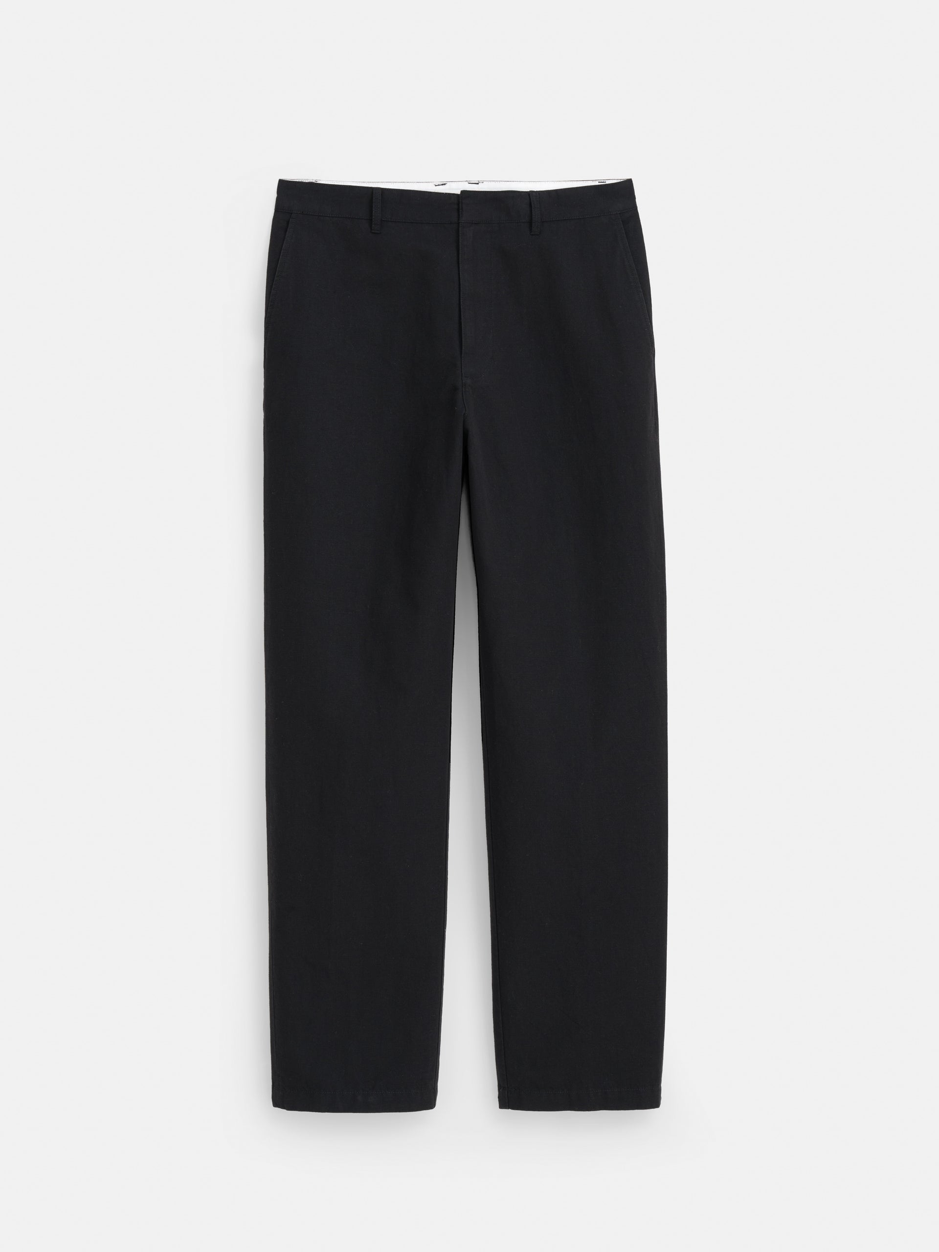 Alex Mill Cooper Trouser in Cotton Linen Black