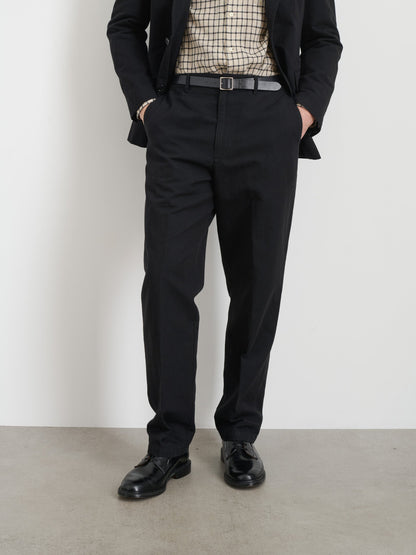 Alex Mill Cooper Trouser in Cotton Linen Black