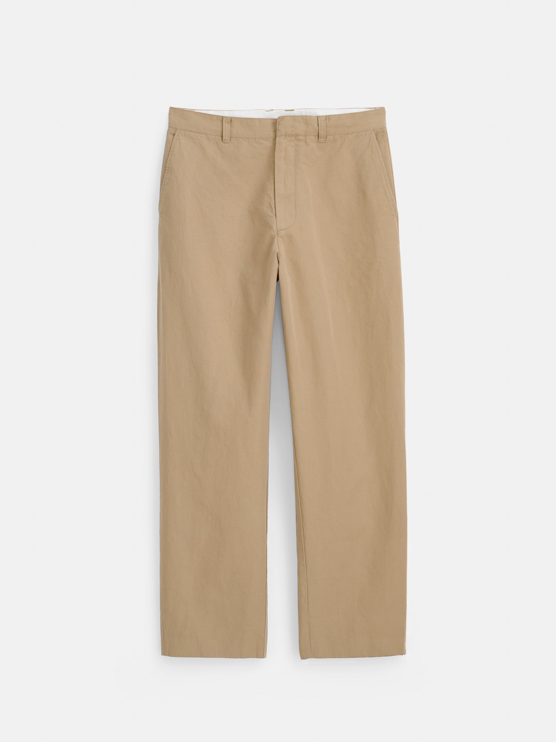 Alex Mill Cooper Trouser in Cotton Linen Khaki
