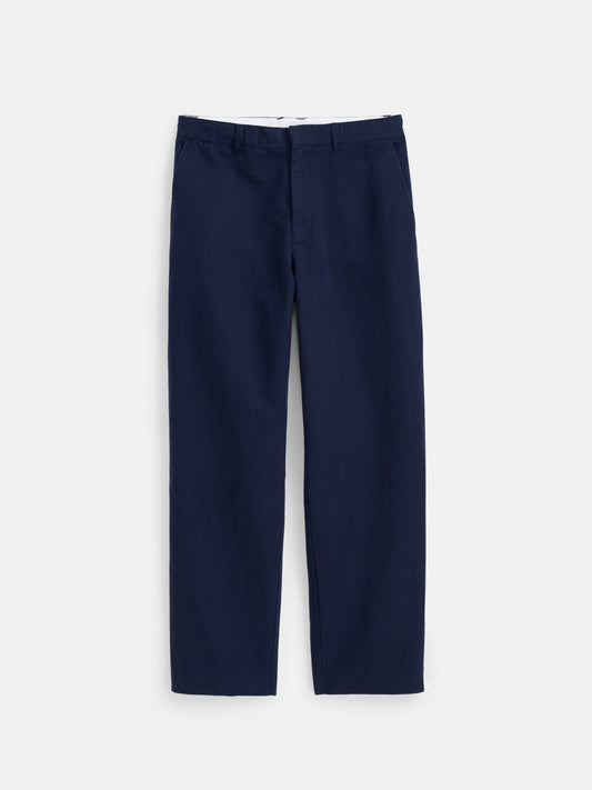 Alex Mill Cooper Trouser in Cotton Linen Navy