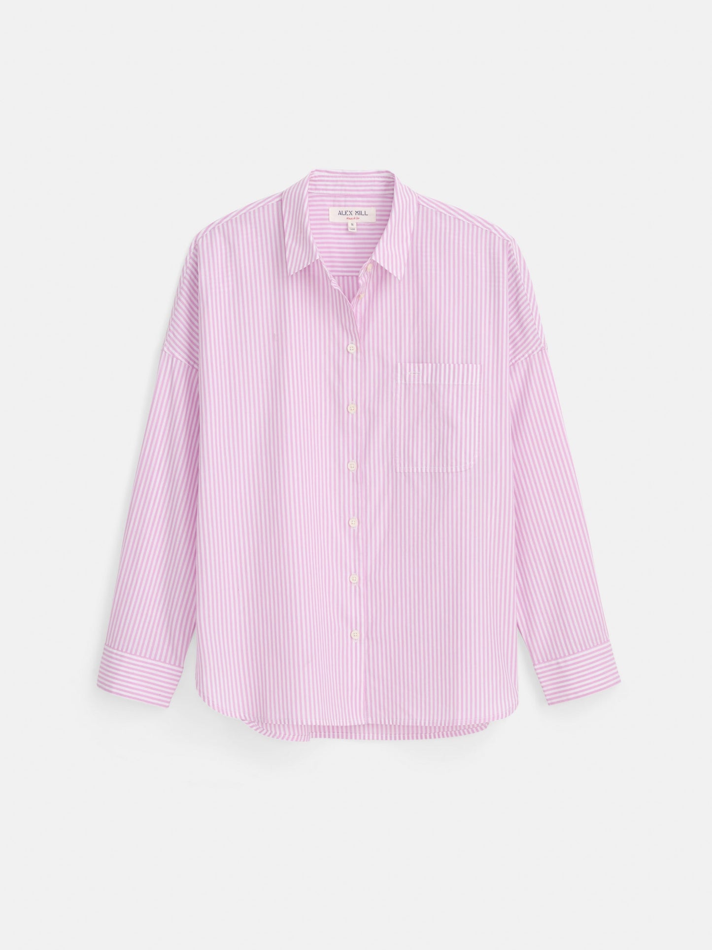 Alex Mill Jo Shirt in Stripe Lavender/White