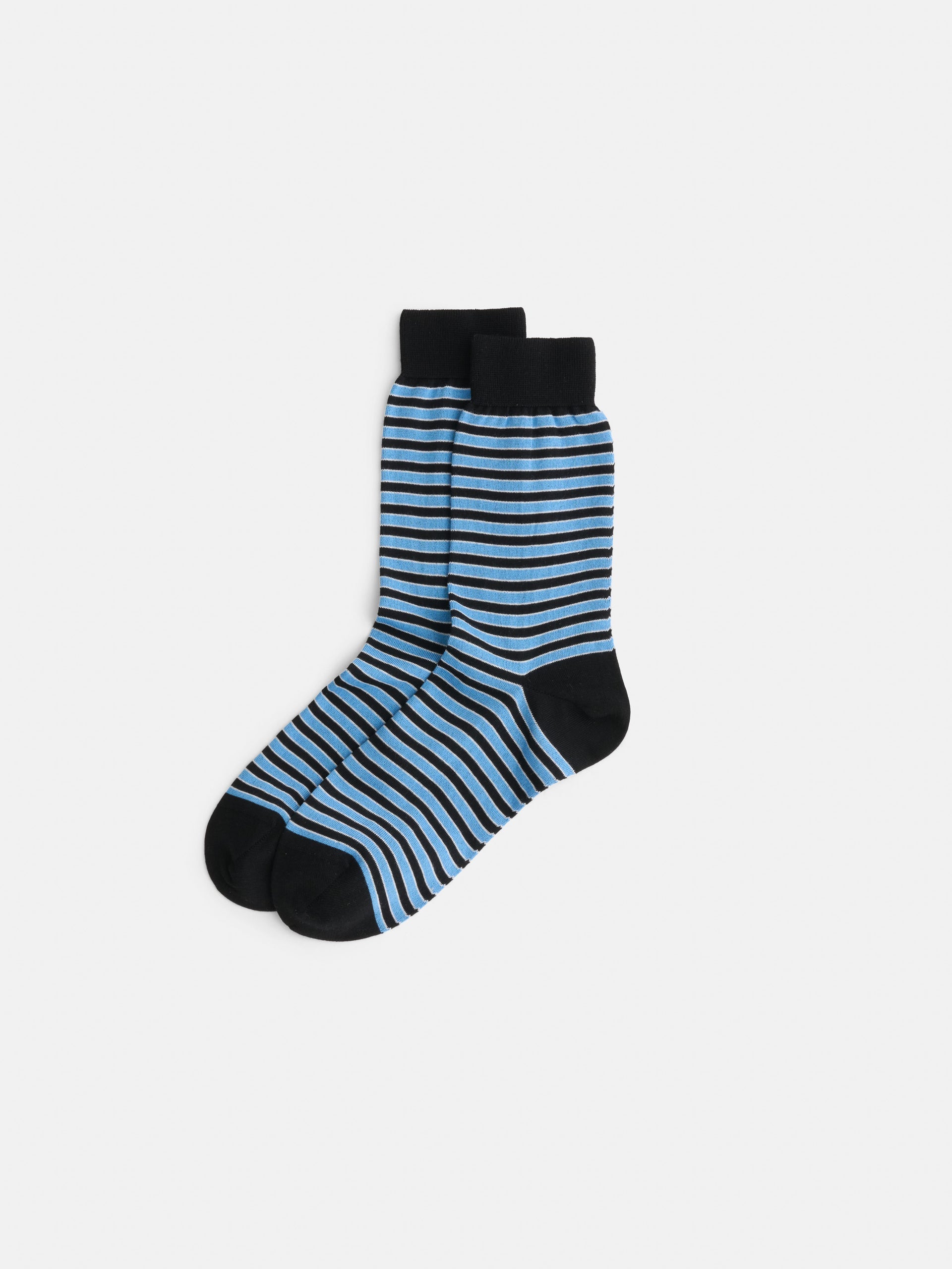Alex Mill Maria La Rosa Stripe Socks Blue