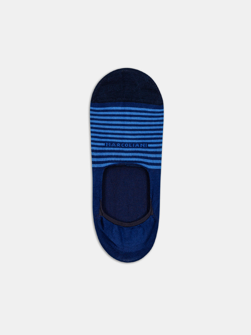 Alex Mill Marcoliani Stripe Invisible Sock Navy/Blue