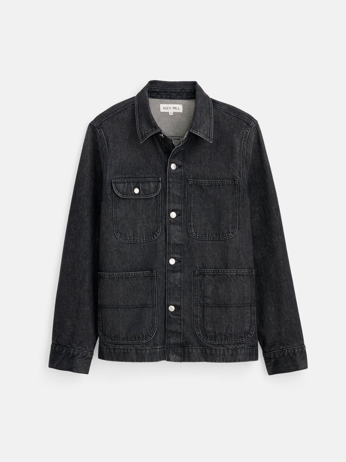 Alex Mill Work Jacket In Vintage Wash Denim