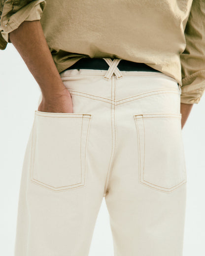 Alex Mill AM Relaxed Straight 5 Pocket Jean Natural