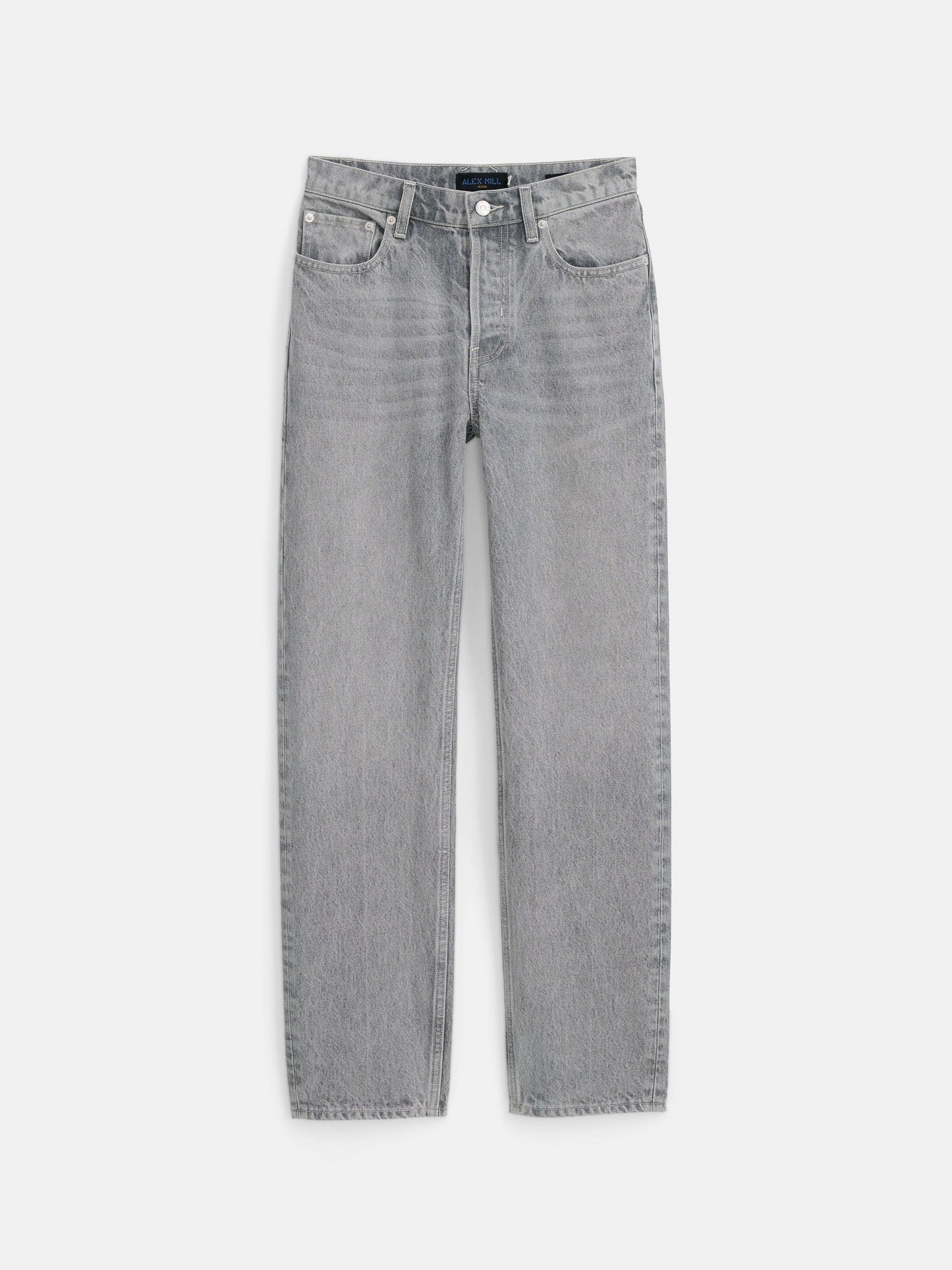 Alex Mill Jane Mid Rise Straight Jean Grey Wash