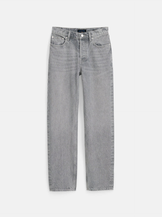 Alex Mill Jane Mid Rise Straight Jean Grey Wash