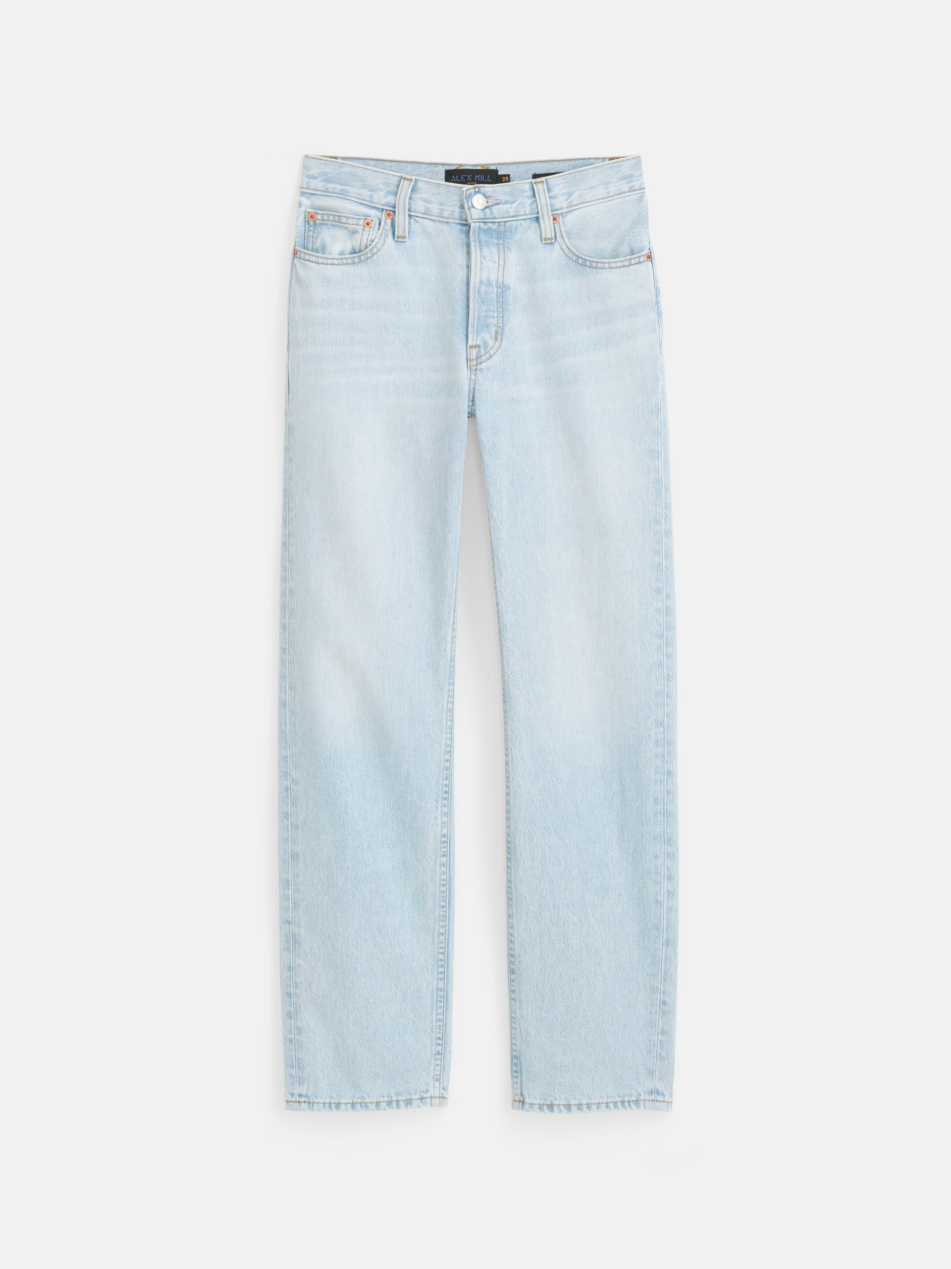 Alex Mill Jane Mid Rise Straight Jean Nara Wash