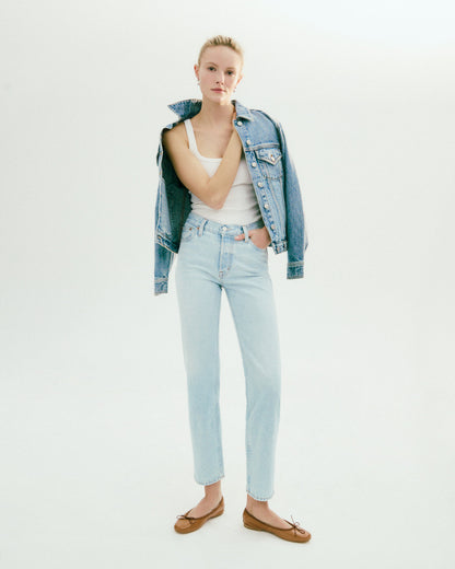 Alex Mill Jane Mid Rise Straight Jean Nara Wash