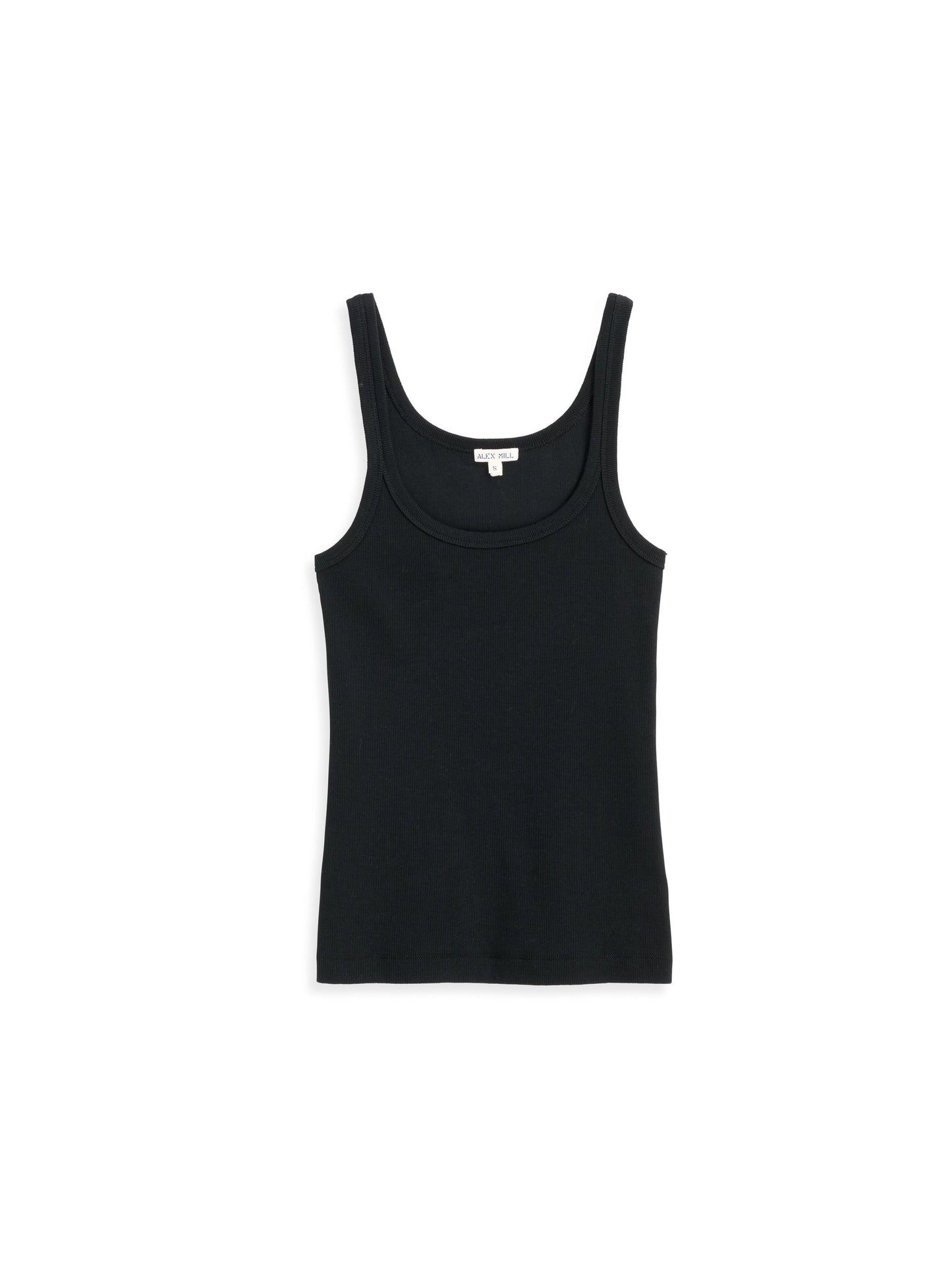 Alex Mill 365 Ribbed Tank Black