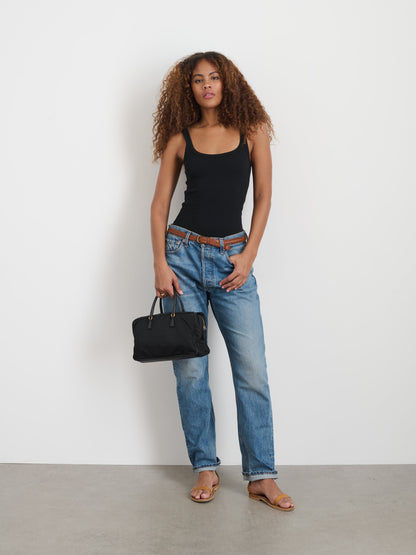 Alex Mill 365 Ribbed Tank Black