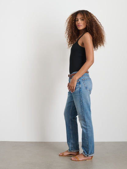 Alex Mill 365 Ribbed Tank Black