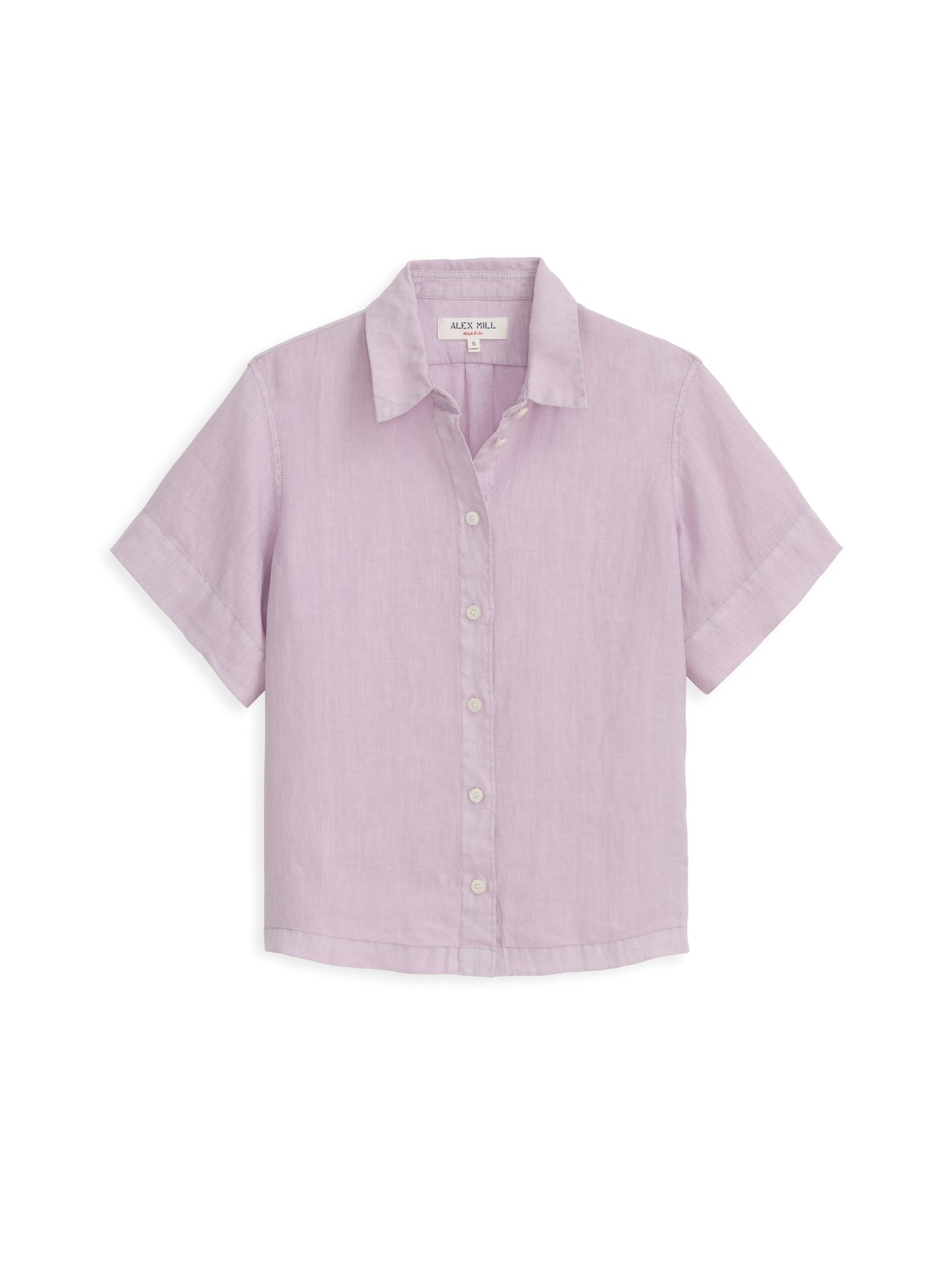 Alex Mill Maddie Shirt In Linen Thistle