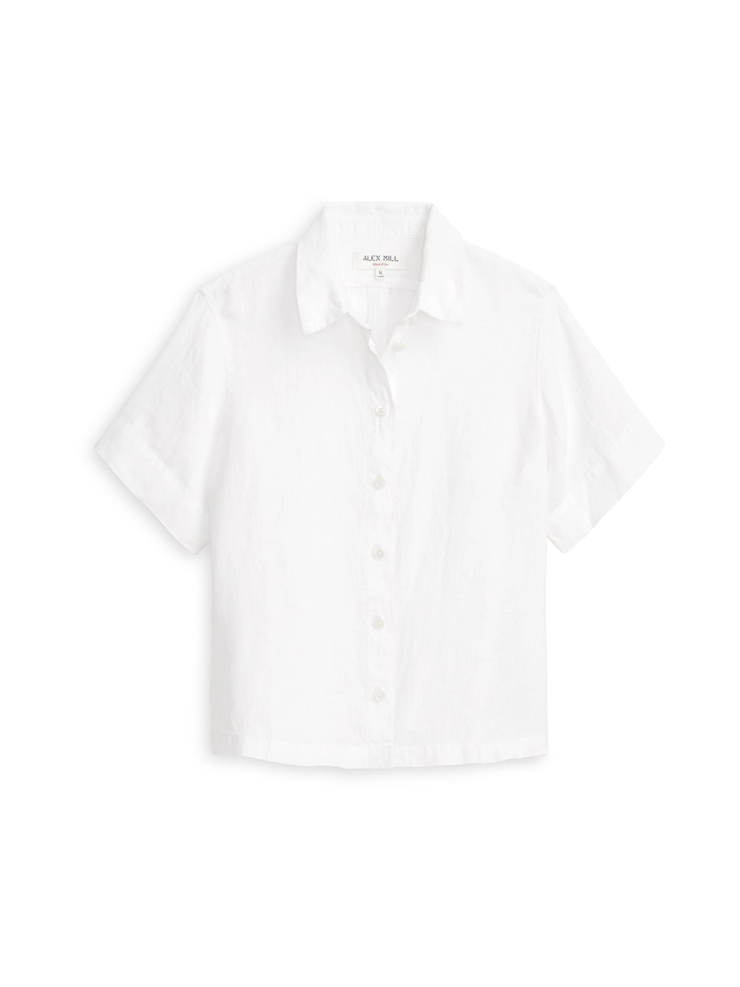 Alex Mill Maddie Shirt In Linen White