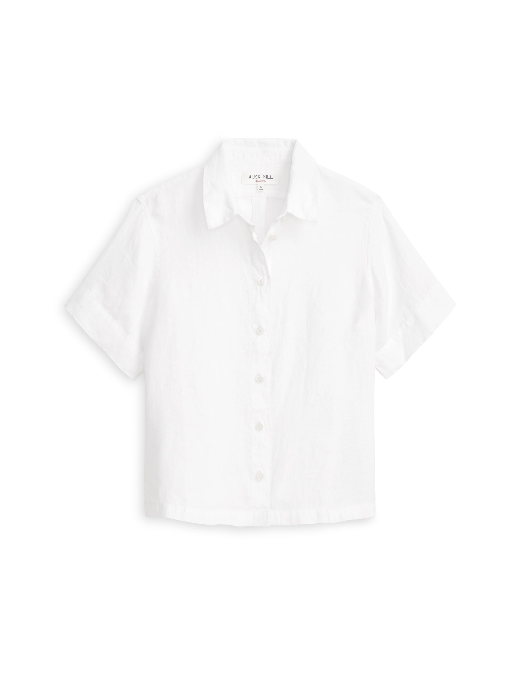 Alex Mill Maddie Shirt In Linen White