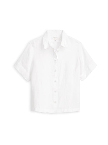 Alex Mill Maddie Shirt In Linen White