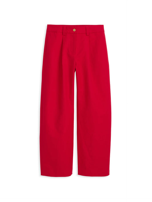 Alex Mill Soho Pant In Cotton Linen Crimson