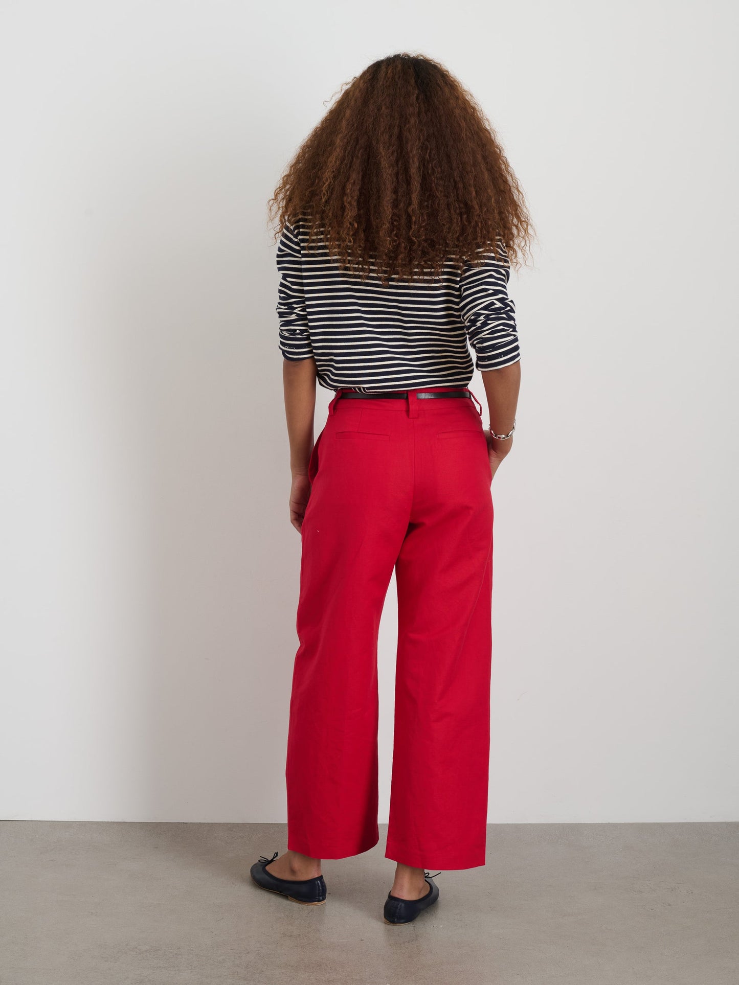 Alex Mill Soho Pant In Cotton Linen Crimson