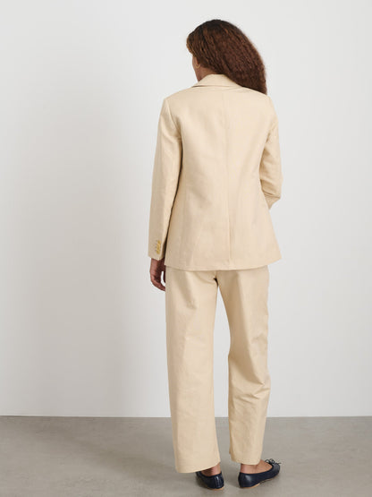 Alex Mill Soho Pant In Cotton Linen Tan