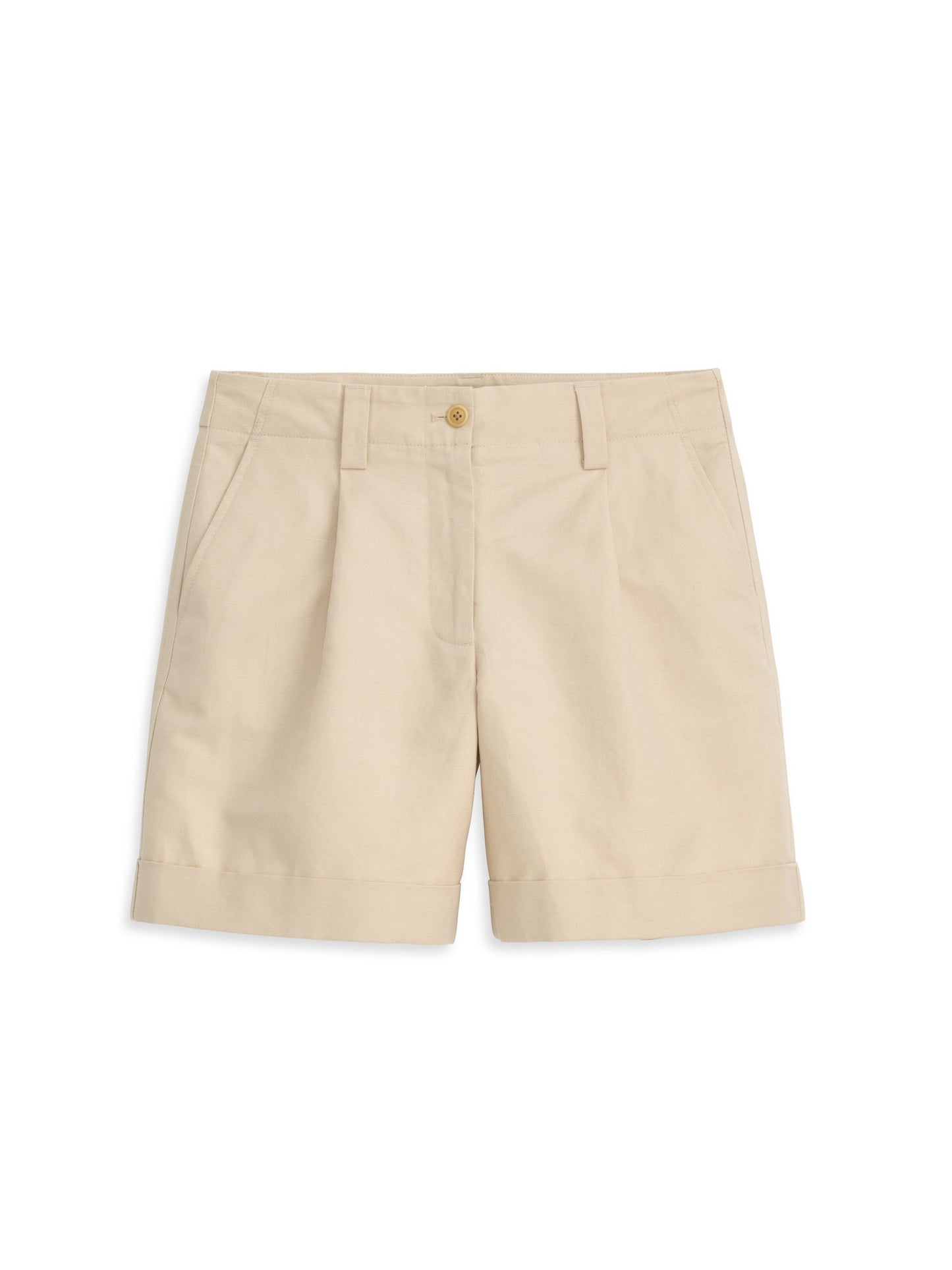 Alex Mill Soho Short In Cotton Linen Tan