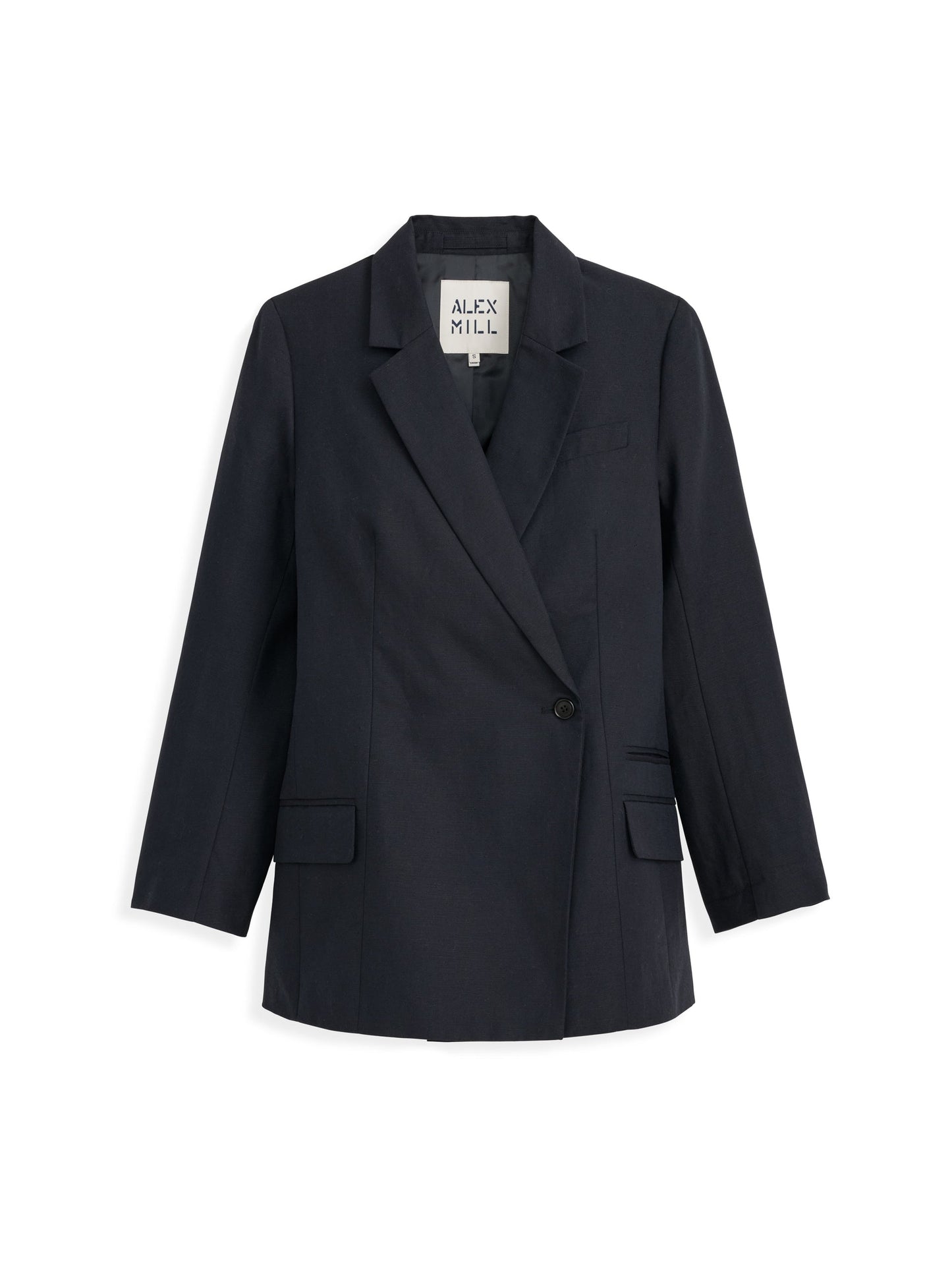 Alex Mill Soho Waisted Blazer In Linen Cotton