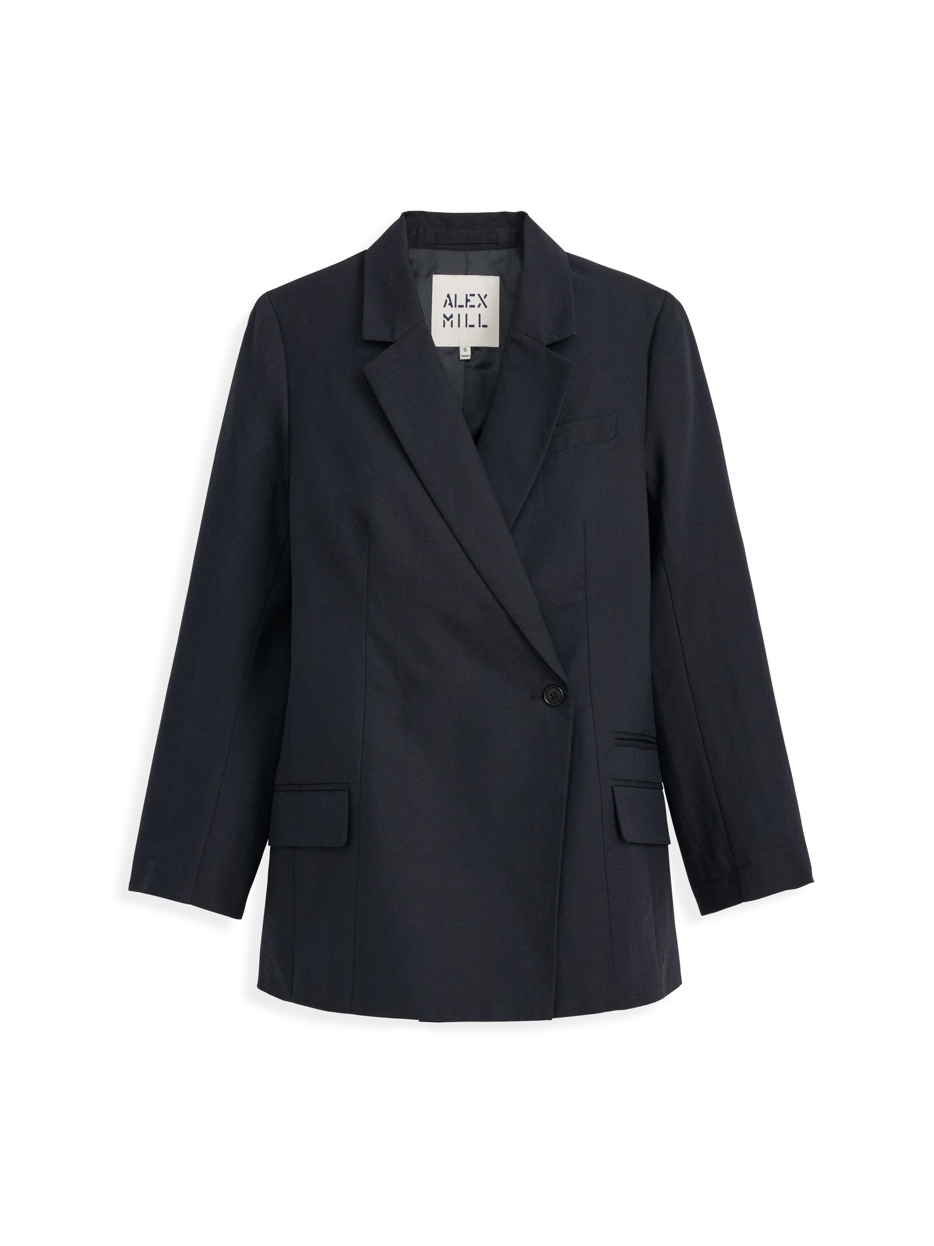 Alex Mill Soho Waisted Blazer In Linen Cotton