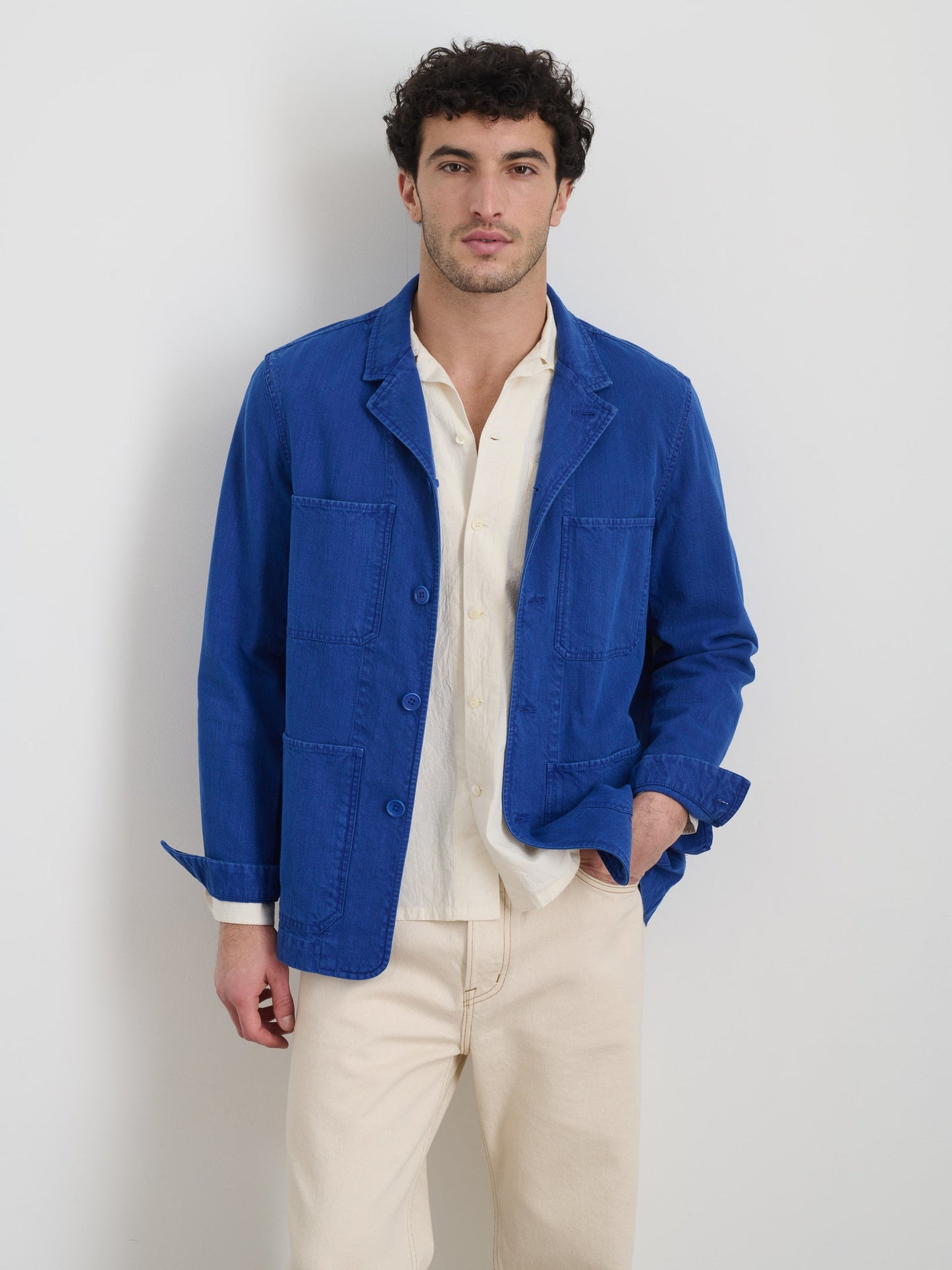 Alex Mill Work Jacket Blazer Cunningham Blue
