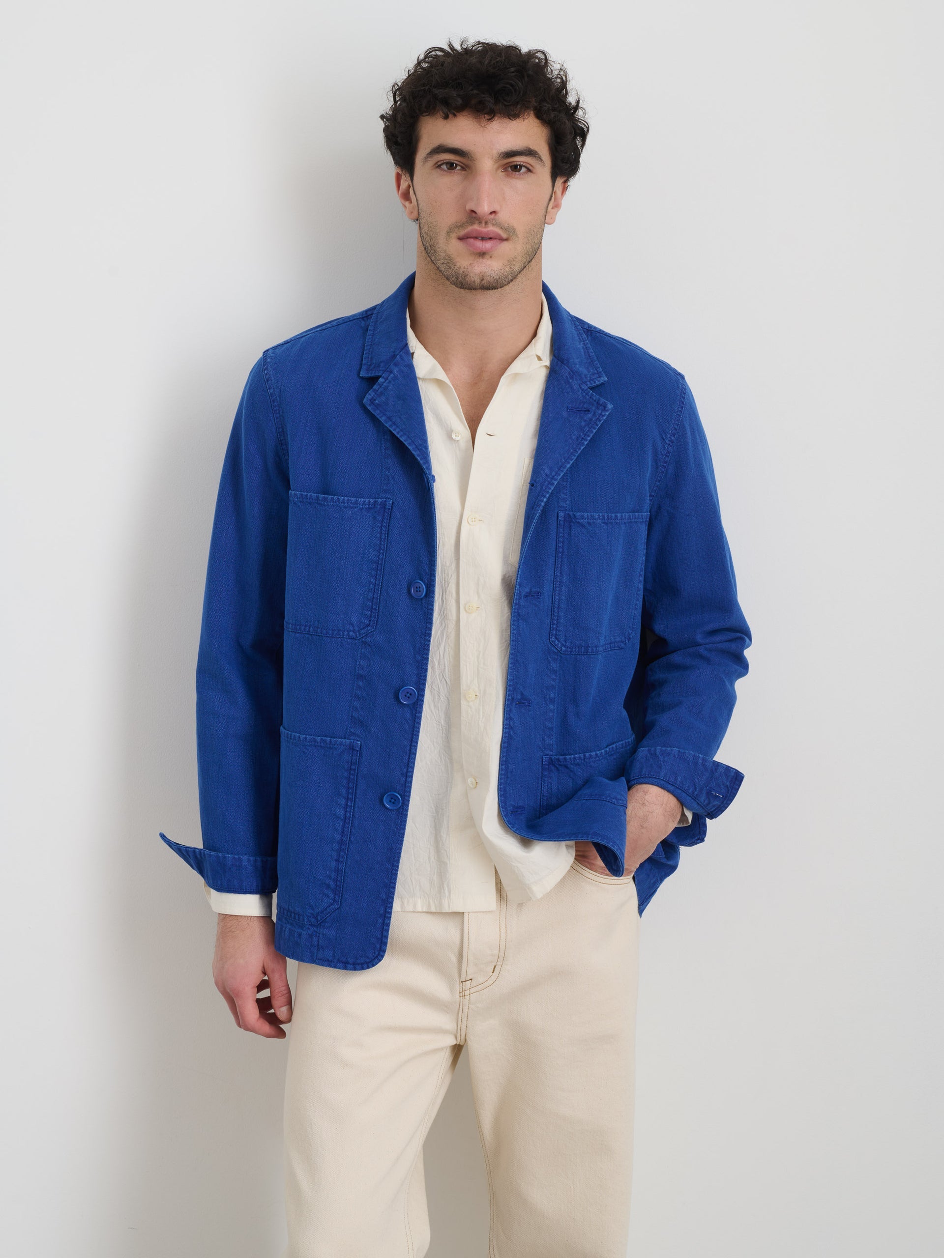 Alex Mill Work Jacket Blazer Cunningham Blue