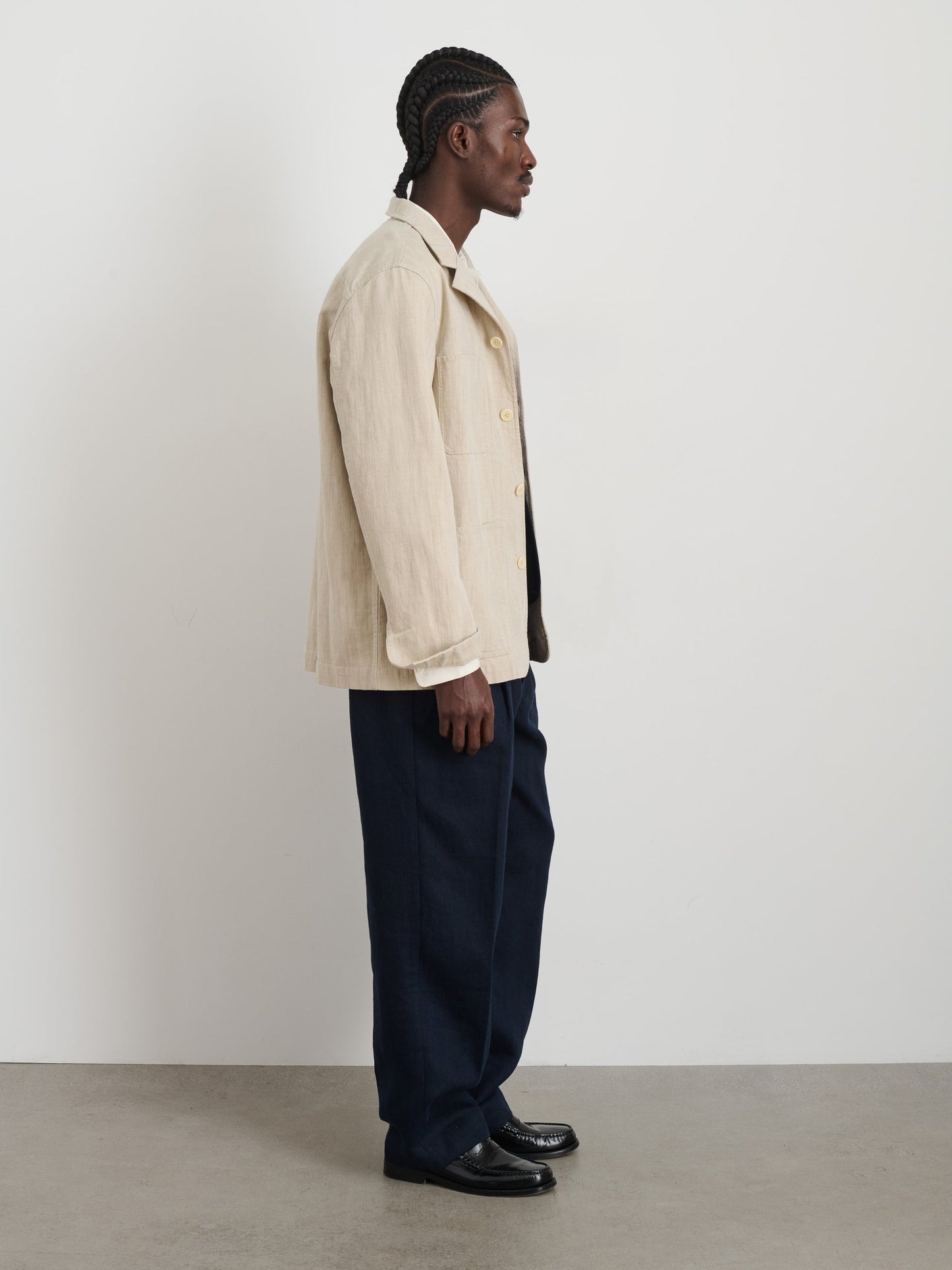 Alex Mill Work Jacket Blazer Flax Ivory