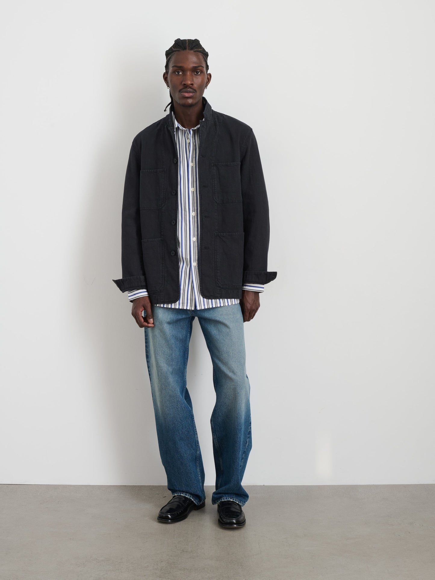 Alex Mill Work Jacket Blazer Washed Black