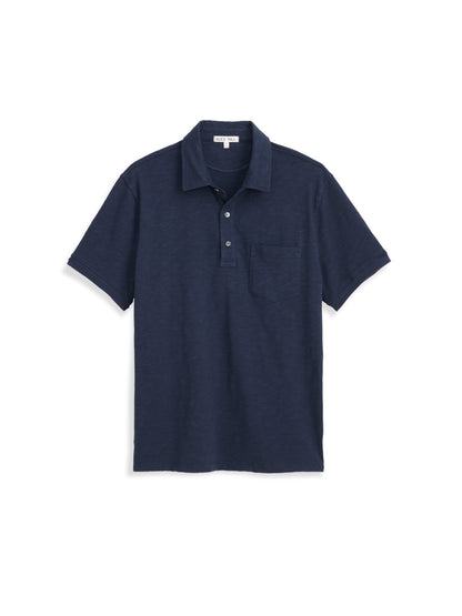 Alex Mill Standard Polo in Slub Cotton Navy