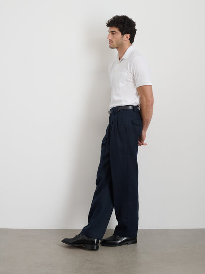 Alex Mill Standard Polo in Slub Cotton White