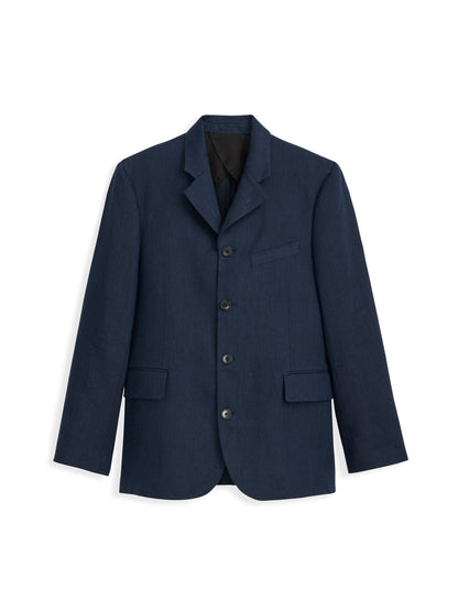 Alex Mill Daniel Four Button Blazer In Linen Herringbone