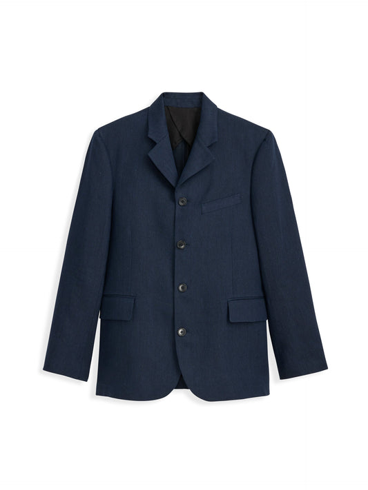 Alex Mill Daniel Four Button Blazer In Linen Herringbone