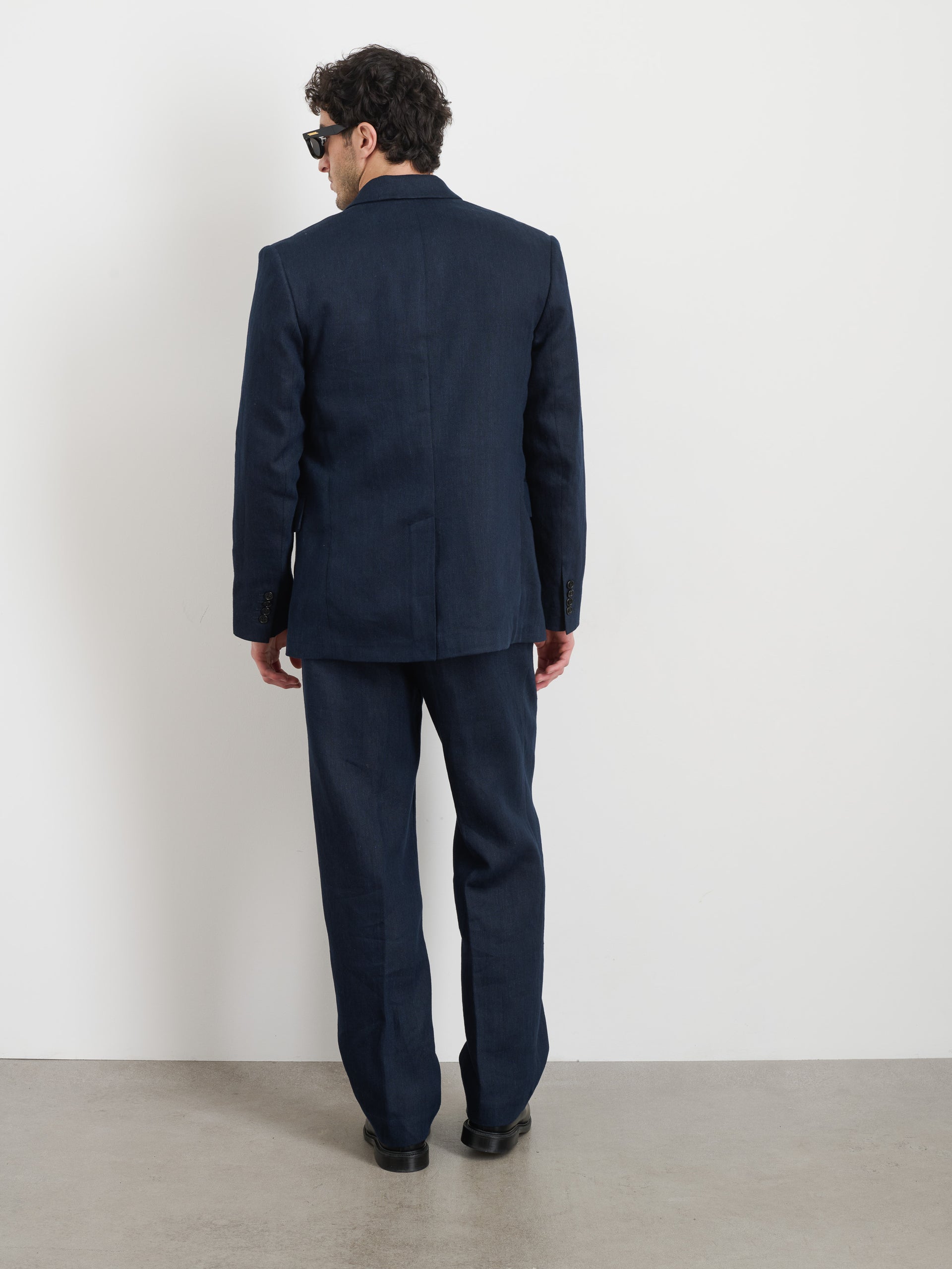 Alex Mill Daniel Four Button Blazer In Linen Herringbone