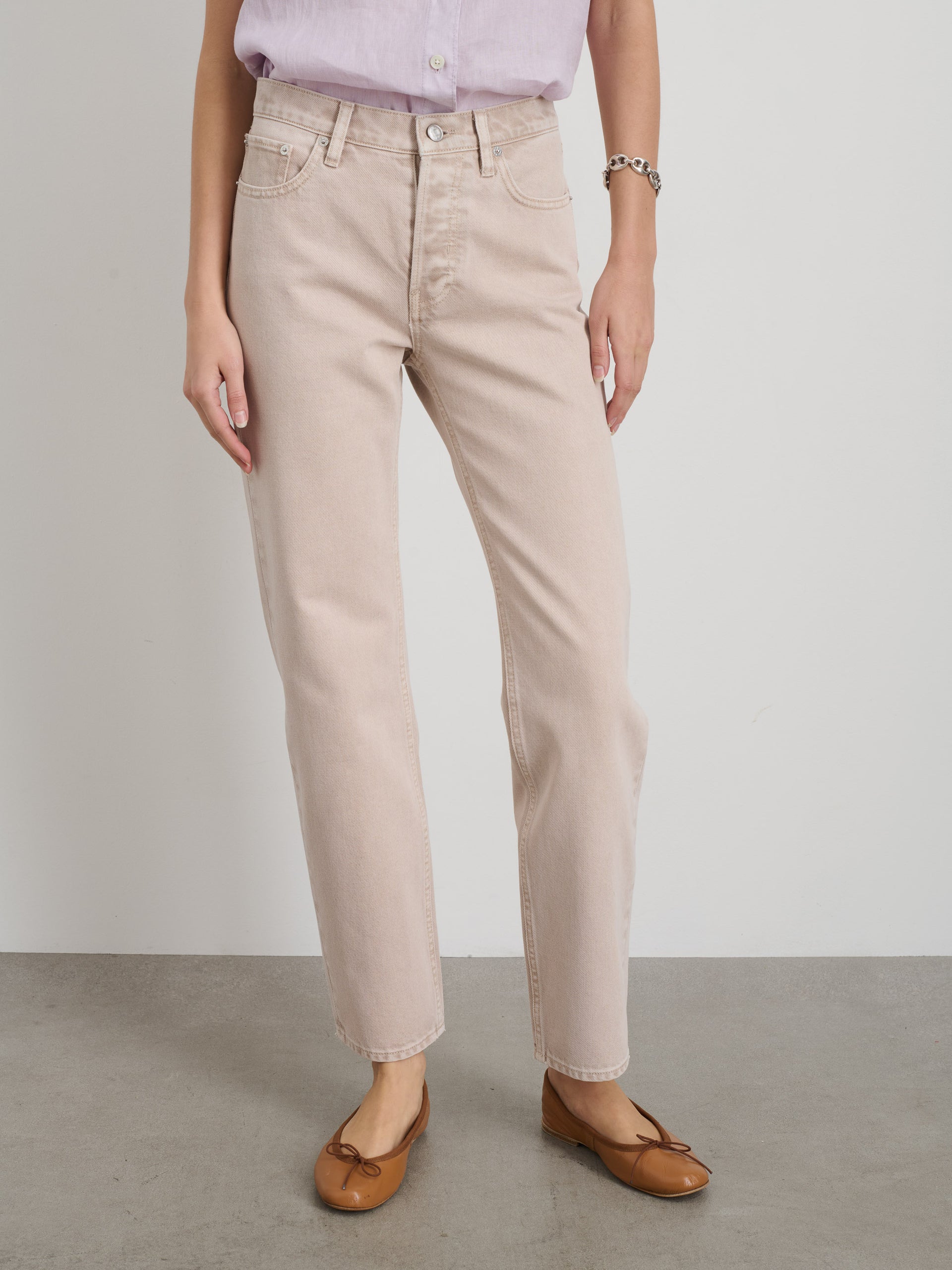 Alex Mill Porselli x Alex Mill Ballet Flat Tan