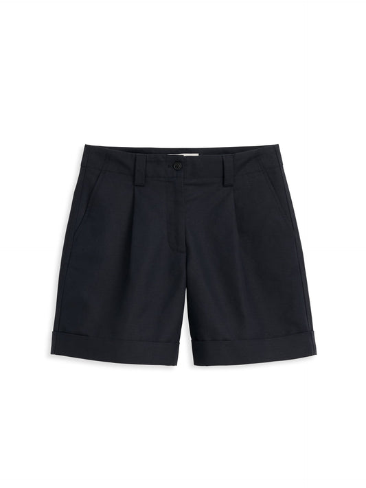 Alex Mill Soho Short In Cotton Linen Black