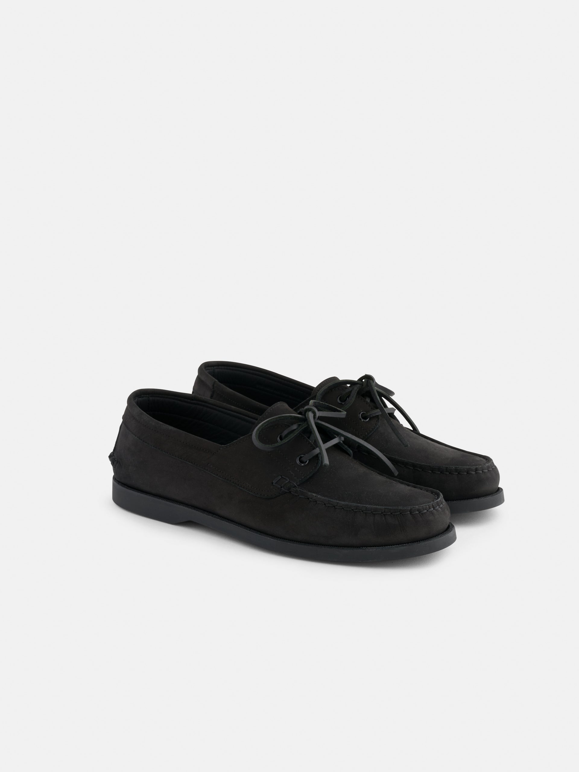 Alex Mill Sesa x Alex Mill Tampa Boat Shoe Brother Black