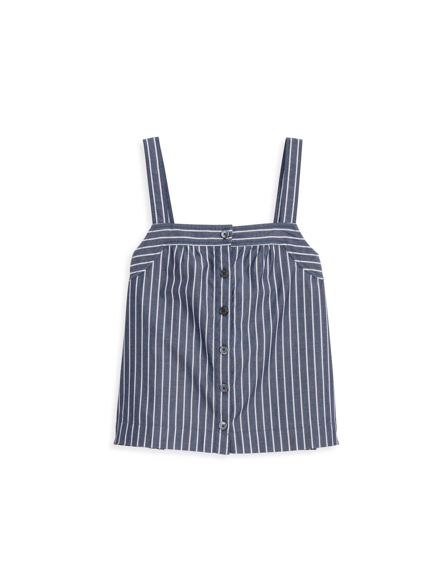 Alex Mill Montauk Striped Tank In Cotton Navy/Off White