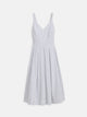 White/Blue Stripe