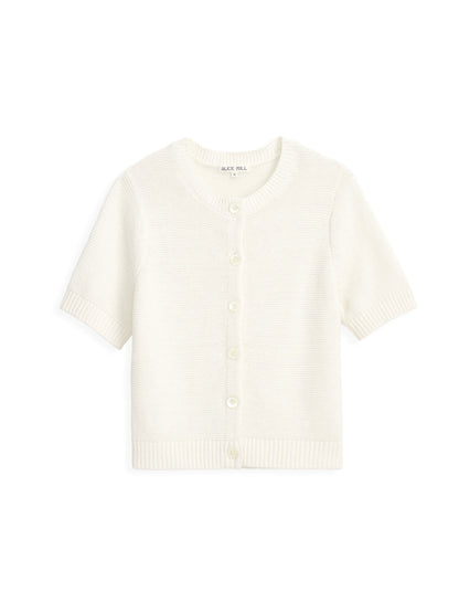 Alex Mill Elle Sweater In Cotton Linen Off White