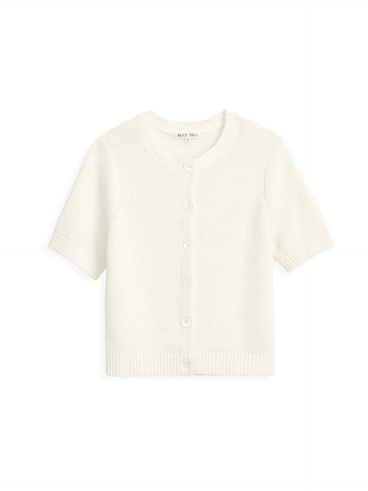 Alex Mill Elle Sweater In Cotton Linen Off White