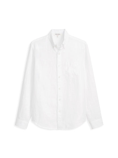 Alex Mill Mill Shirt in Linen White