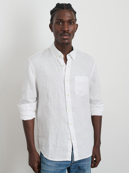 Alex Mill Mill Shirt in Linen White