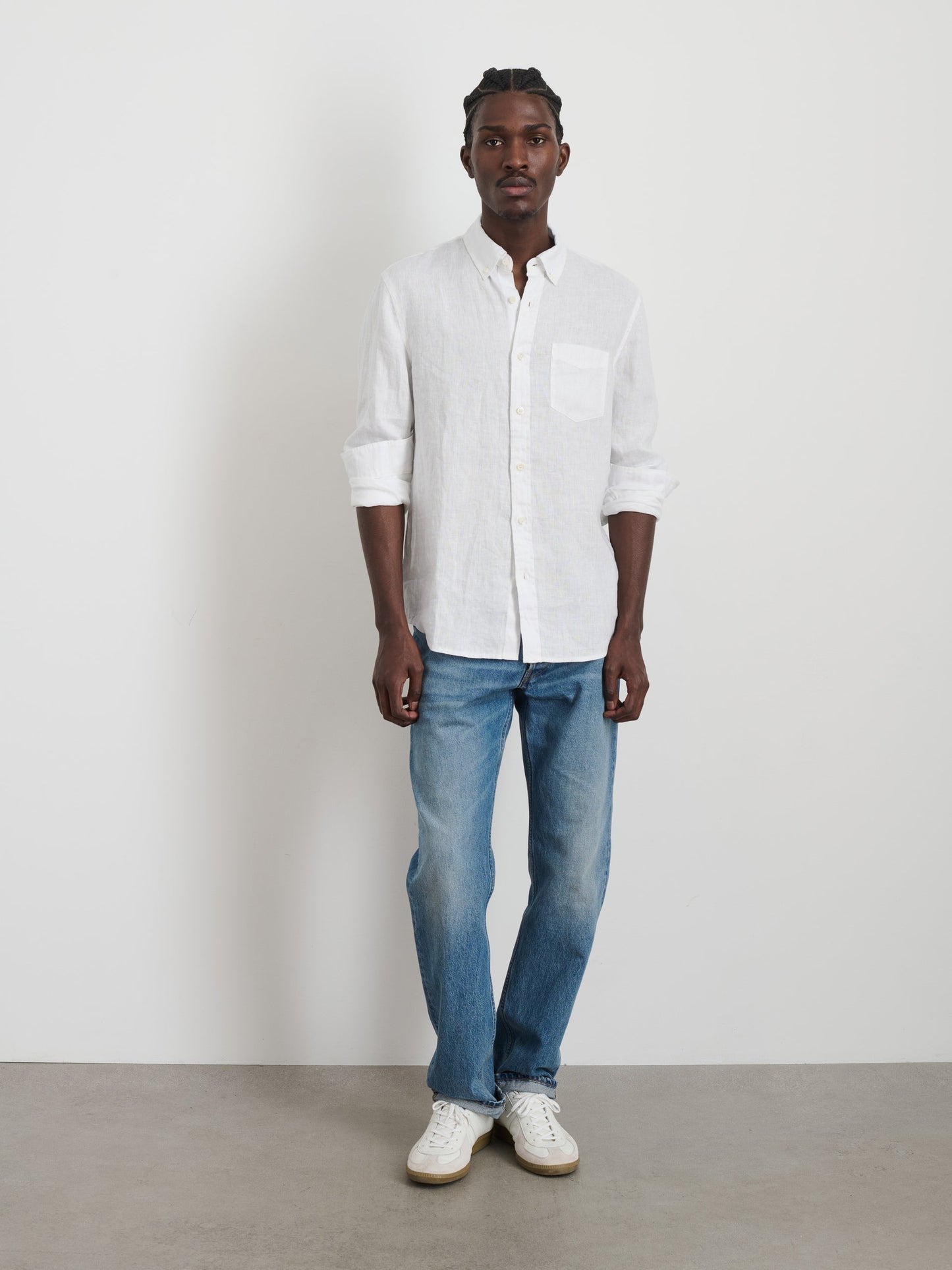 Alex Mill Mill Shirt in Linen White